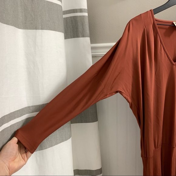 HAUTE HIPPIE Dolman Sleeve 100% Rayon Dress HHFA12-3360 XS - Picture 5 of 15